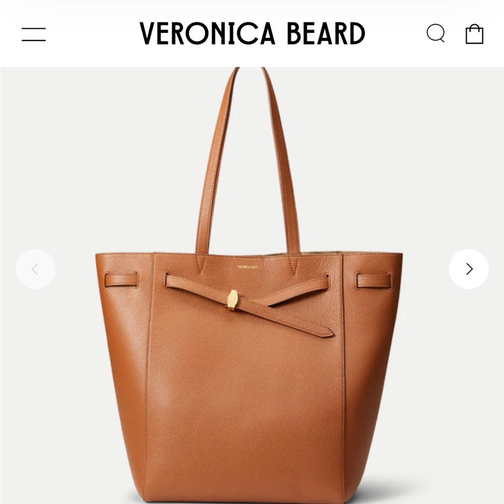 Veronica Beard Tan Leather DashTote NIP. MAKE ME AN OFFER! Ships right away!
